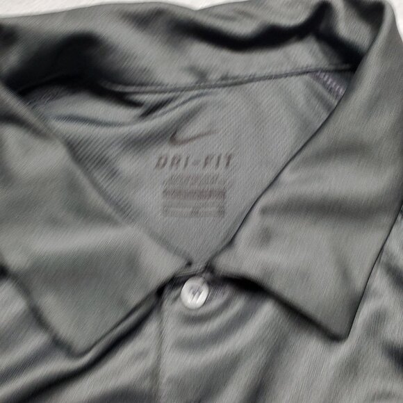 Nike Dri-Fit Performance Polo Marshall Softball Logo Gray Shirt Men Sz XL - Picture 3 of 12